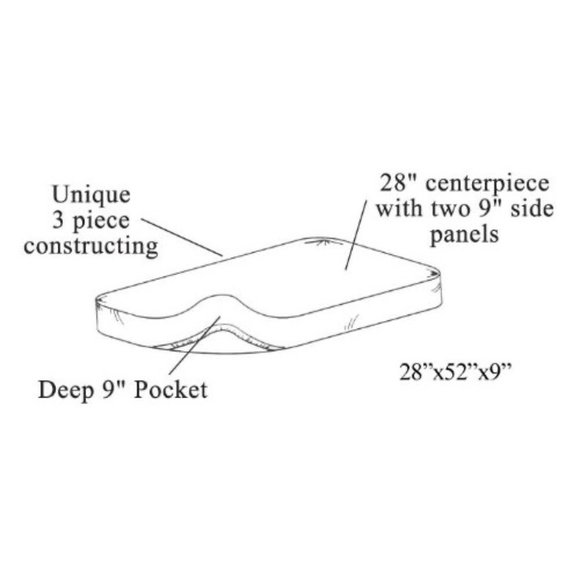 The American Baby Company Orange Tweedle Dee Tile Percale Crib Sheet NEW IN PACK - Picture 6 of 7